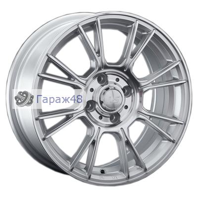 LS 818 R15 / 6.5J PCD 5x100 ET 40 ЦО 73.1 Литые Серебристый полированный